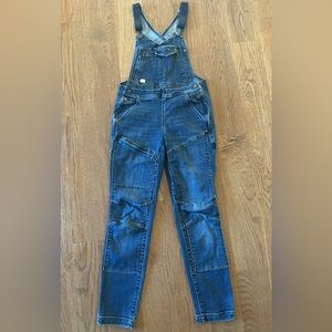 Duluth Trading Co Double-Flex Denim Bib Overalls